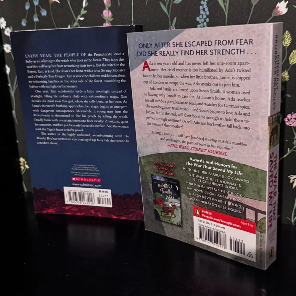 The War That Saved My Life & The Girl Who Drank the Moon A++ Middle Grade Books